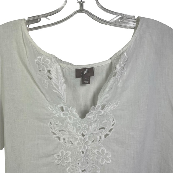 J.Jill Eyelet Blouse - Picture 3 of 6